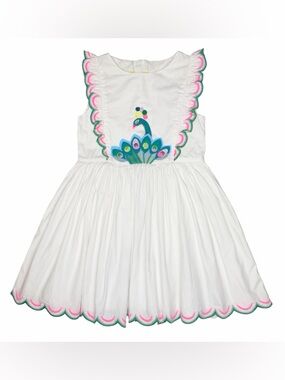 Mini Boden Peacock Dress